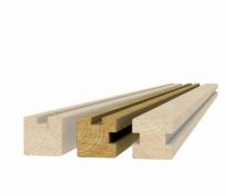 Hoekpaal in geïmpregneerd hout 90 x 90 x 2700 mm