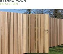 Torino deur in geïmpregneerd hout 178 x 100 cm