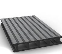 Duofuse terrasplank 28 x 162 x 4000 mm - Graphit black