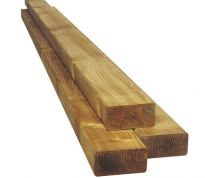 Geschaafde plank in geïmpregneerd hout 45 x 145 x 3000 mm