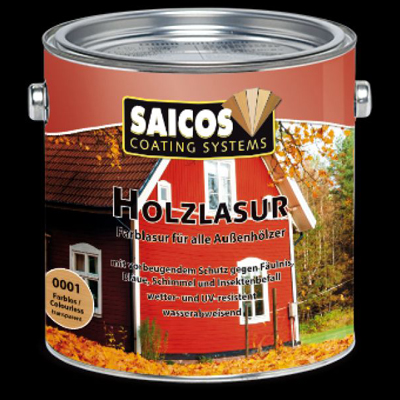 Saicos - Wood stain oil - 2,5 litres - Transparant blanc