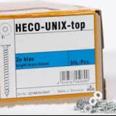 Heco Unix Top verzinkt + torx - 5 x 80 mm (200)