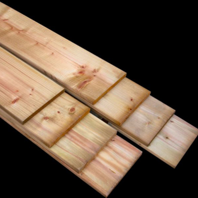 Geschaafde plank in geïmpregneerd hout 15 x 95 x 4200 mm
