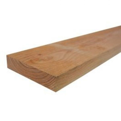 Douglas plank fijn bezaagd 35 x 150 x 6700 mm