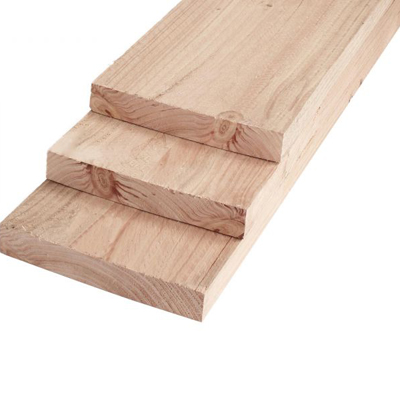 Douglas plank fijn bezaagd 35 x 180 x 4250 mm