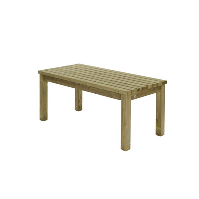 Table en pin blanc impregné 180 x 85 cm