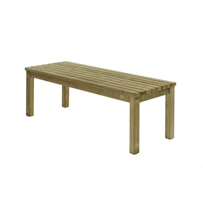 Table en pin blanc impregné 230 x 85 cm