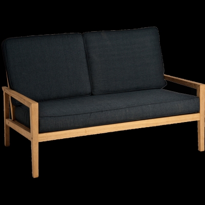 2-seater sofa incl. cushion - 90 x 140 x 85 cm - Oatmeal