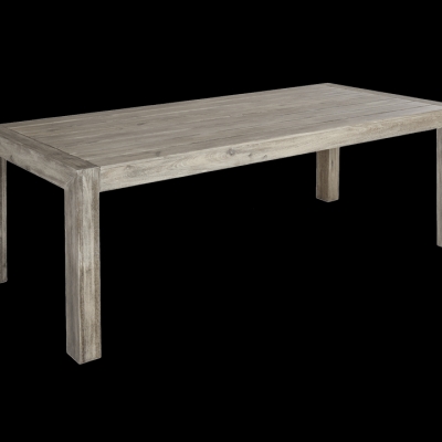 Table en Robinier FSC grey finish 220 x 100 cm
