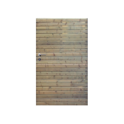Porte Medina en bois impregné avec ferrures 178 x 100 cm