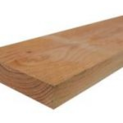 Douglas plank fijn bezaagd 40 x 230 x 4250 mm