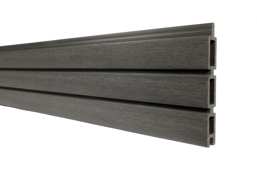 Profil Modern en bois composite 21 x 160 x 1780 mm - Dark grey
