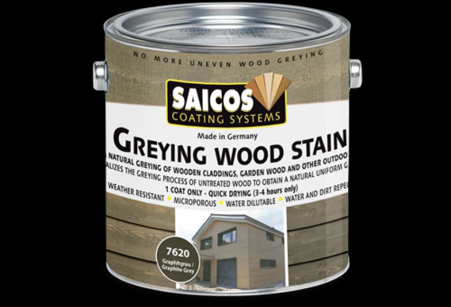 Saicos - Greying Wood Stain - 2,5l - Graphite Grey
