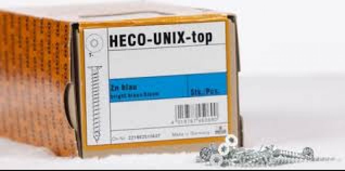 Vis Heco Unix Top zingué + torx 3,5 x 40 mm (500)
