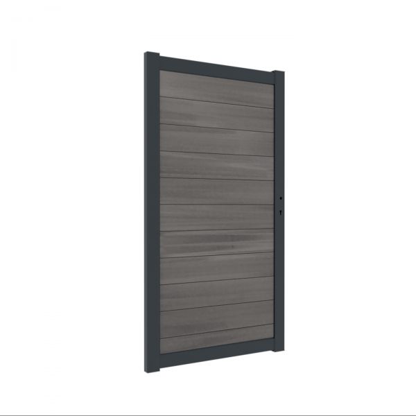 Porte Washington Premium avec ferrures 180 x 98 cm - Dark grey