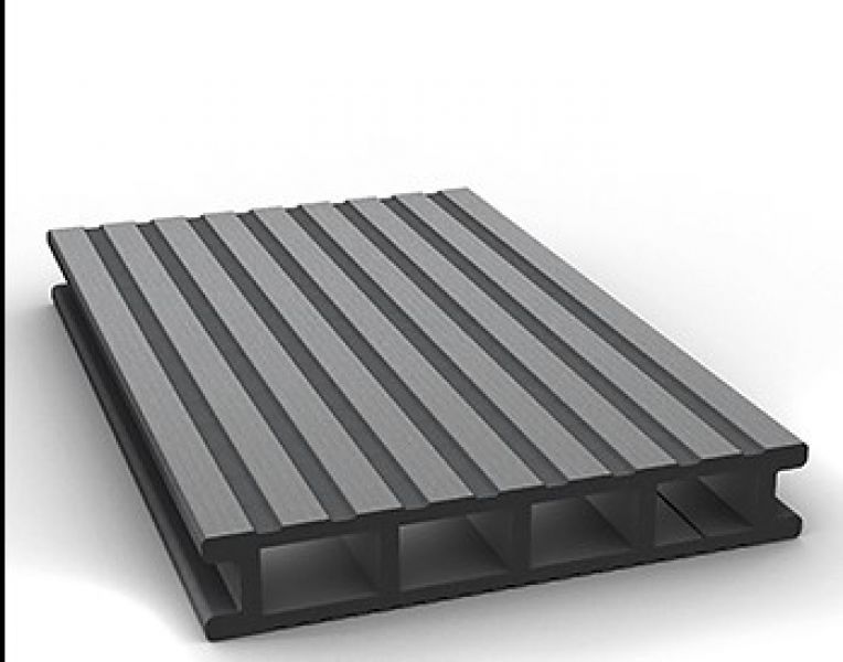 Planche de terrasse Duofuse 28 x 162 x 4000 mm - Graphit black