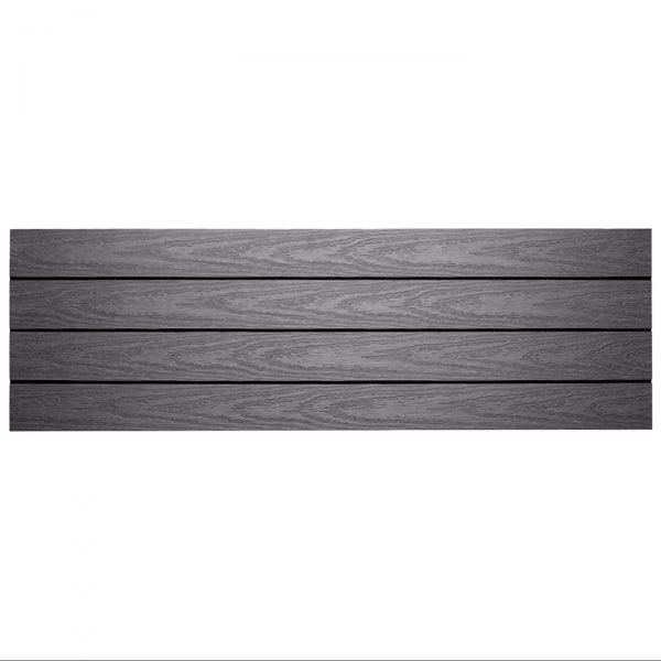 Dalle pour terrasses en bois composite 30 x 90 cm - Dark grey