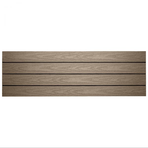 Dalle pour terrasses en bois composite 30 x 90 cm - Light grey
