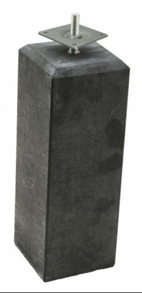 Betonpoer 18 x 18 cm - Hoogte : 50 cm