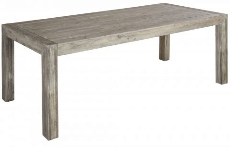 Table en Robinier FSC grey finish 200 x 90 cm