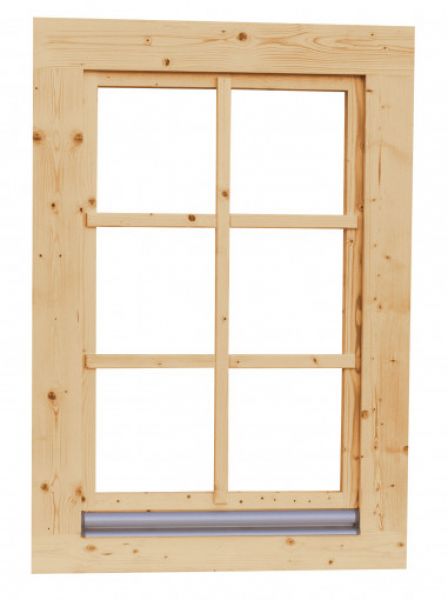 Fenêtre basculante / à tambour double vitrée 84,4 x 120,4 cm - Non-traité