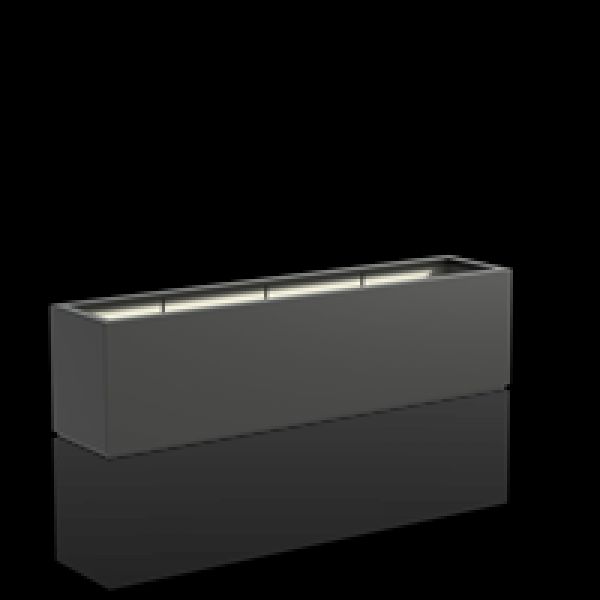 Bloembak Buxus in polyester 230 x 50 cm - H: 40 cm