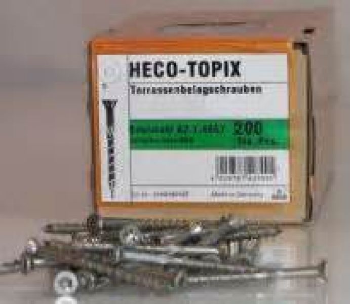 Heco Topics terrasschroef RVS 5 x 50 mm (200)
