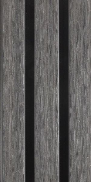 WEO Modern 1 gardenwall planchet 33 x 170 x 2900 mm - Dark grey